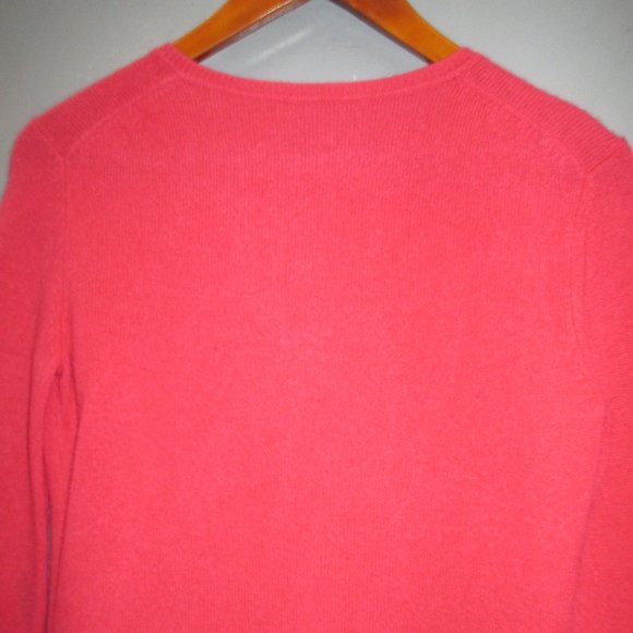 Cashmere By Charter Club Women's Sweater Size XS 100% Cashmere Red Sweater - Picture 9 of 11